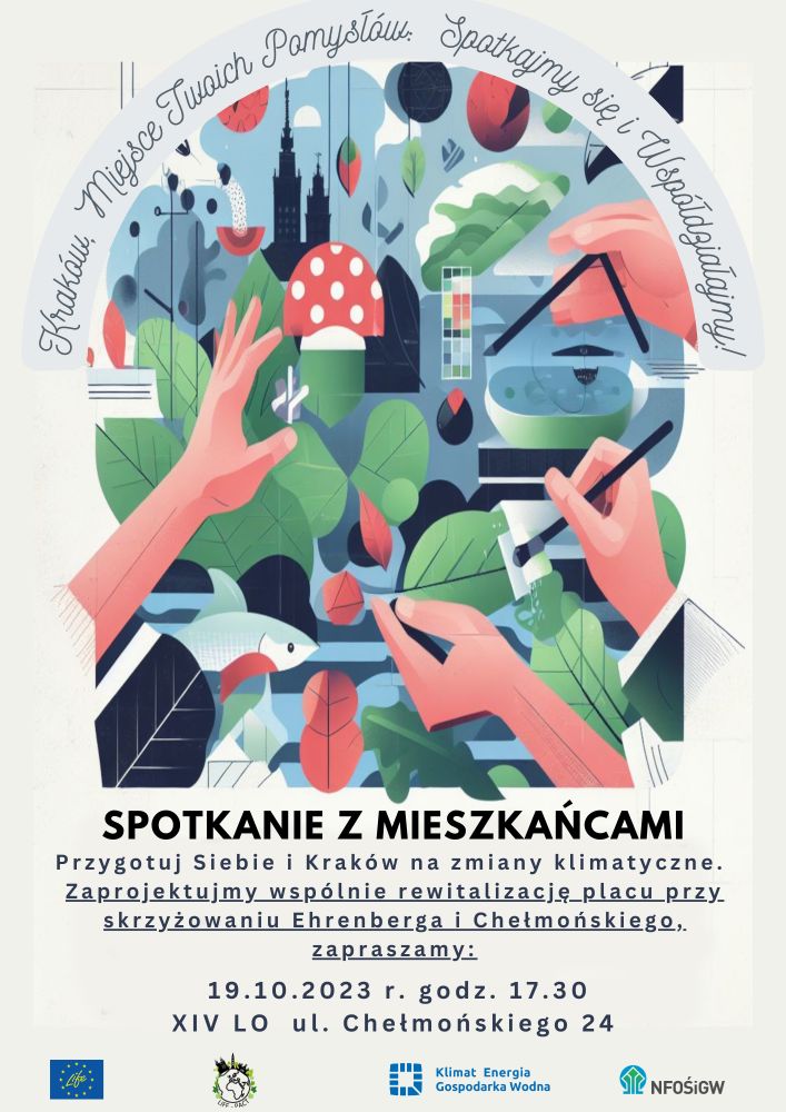 Przygotujmy razem przestrzeń przy ul. Chełmońskiego i Ehrenberga na zmiany klimatyczne!