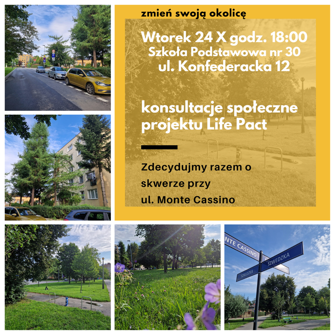 Nie zwalniamy tempa! Kolejne warsztaty z mieszkańcami, tym razem w sprawie skweru przy u. Monte Cassino
